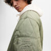 bomber3 Quilted Bomber Jacket With Ribbed Trims