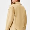 Oversize Faux Leather Biker Jacket
