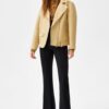 Oversize Faux Leather Biker Jacket