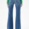 Ripped Flared Vintage Jeans