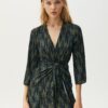 Short Dress With Knotted Skirt
