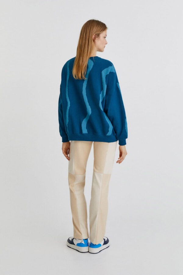 Tie-Dye Lines Sweatshirt