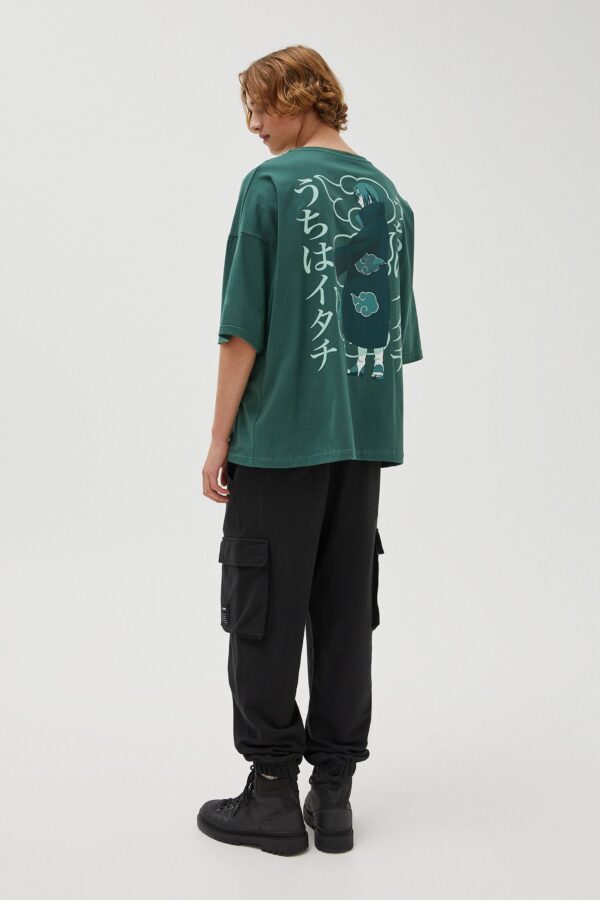 Naruto Itachi Print T-shirt