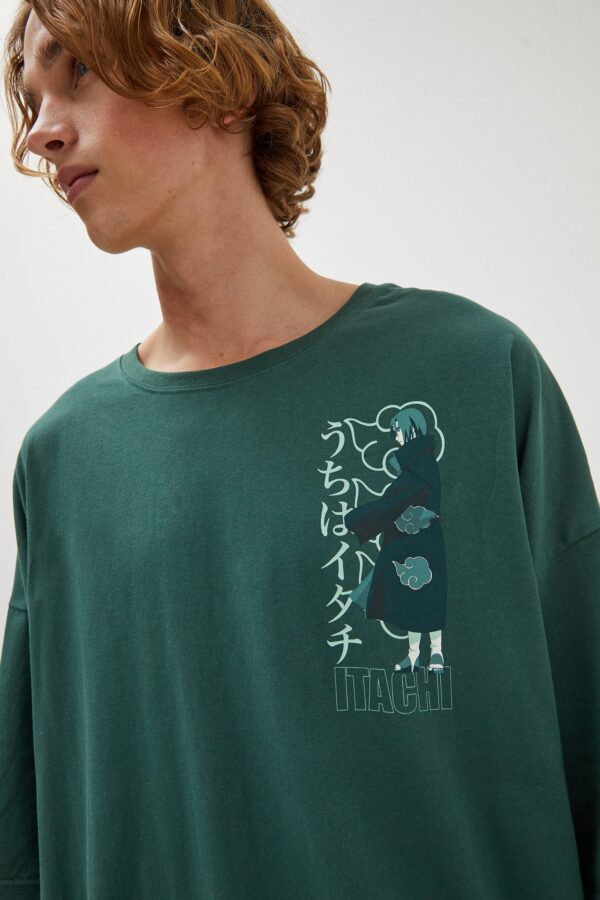 Naruto Itachi Print T-shirt