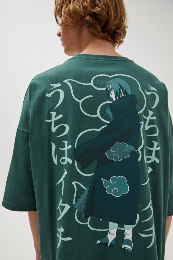 Naruto Itachi Print T-shirt