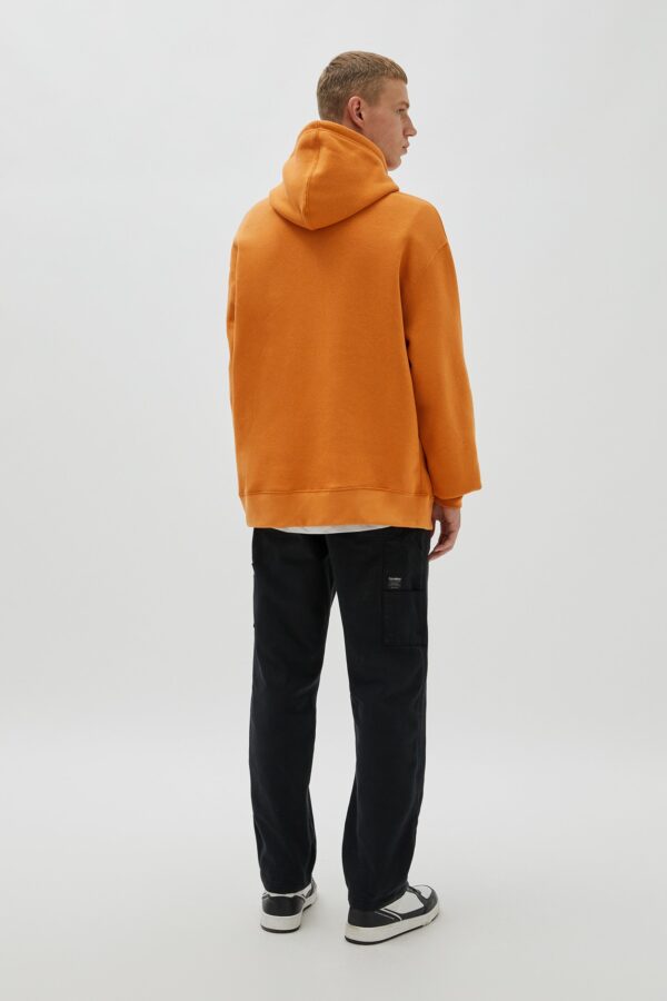 Pouch Pocket Hoodie Orange