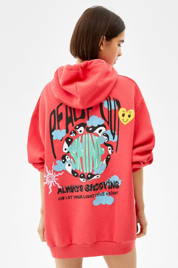 Rose Printed Hoodie
