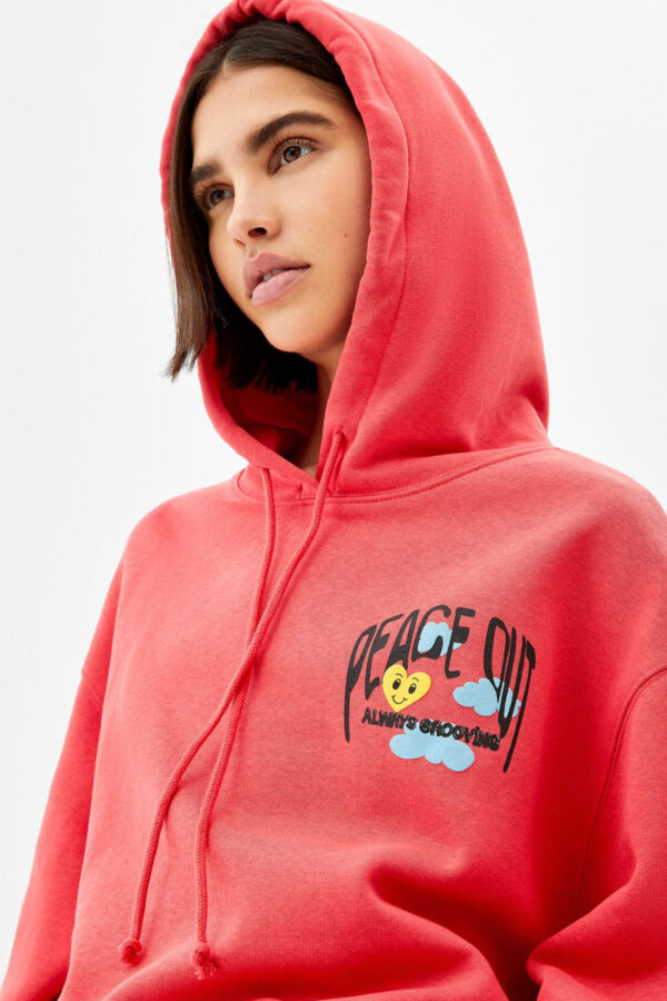 Rose Printed Hoodie