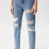 Ripped Mom Jeans - Contains Recycled Cotton
