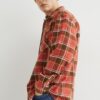 Relaxed Fit Plaid Flannel Shirt