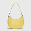 Shoulder Bag With A Mock Croc Finish