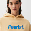 Slogan Hoodie With Label Detail