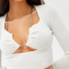 Sweater With Chain Detail