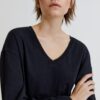 Oversized V-neck T-shirt