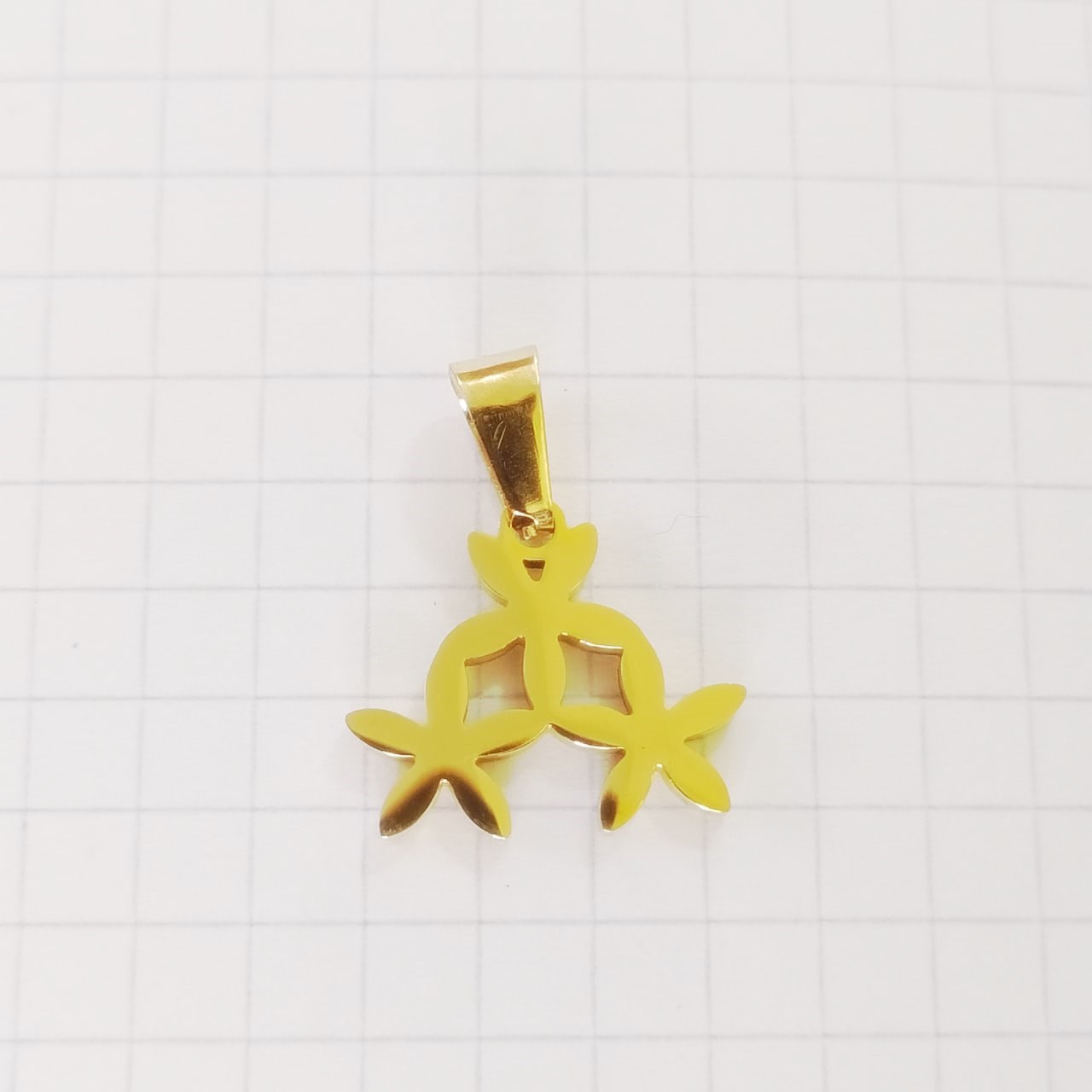 Dije Acero Dorado