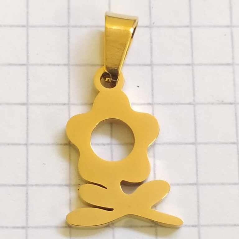 Dije Acero Dorado