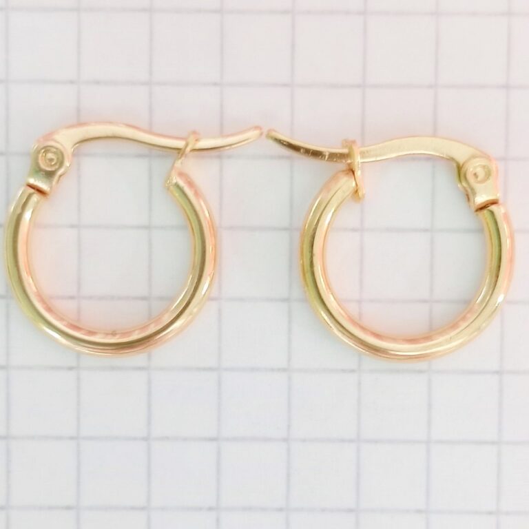 Aro AQD Argollita fina 15mm x 3 pares