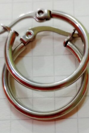 Aro AQ Argollita fina 20mm x 3 pares
