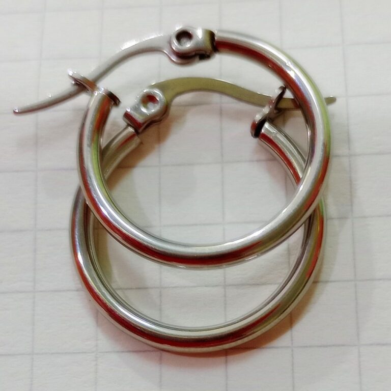 Aro AQ Argollita fina 20mm x 3 pares