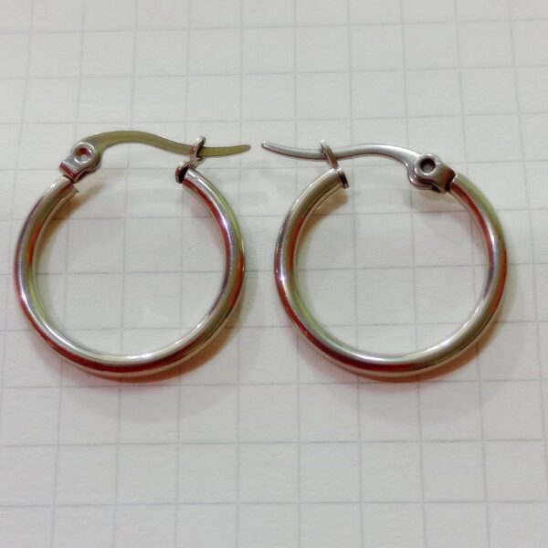 Aro AQ Argollita fina 20mm x 3 pares