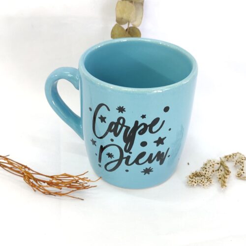 Taza Azul c/ Frase