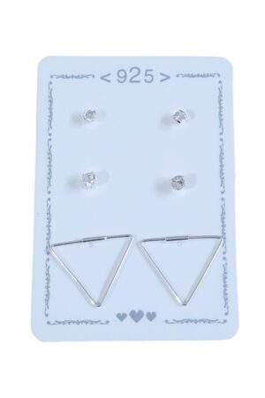 Aro Plata 925 Blister x3 Pares