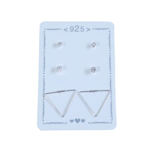 Aro Plata 925 Blister x3 Pares