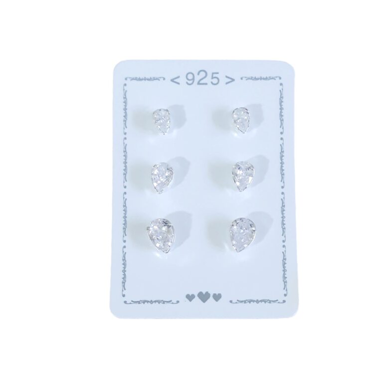 Aro Plata 925 Blister x3 Pares