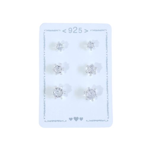 Aro Plata 925 Blister x3 Pares