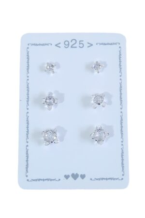 Aro Plata 925 Blister x3 Pares