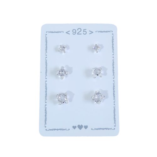 Aro Plata 925 Blister x3 Pares