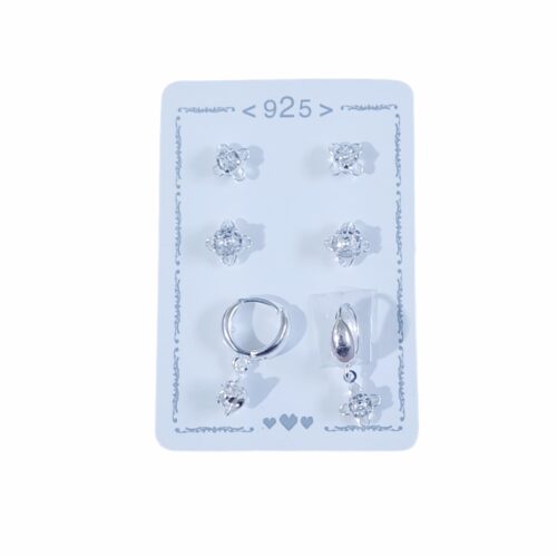 Aro Plata 925 Blister x3 Pares