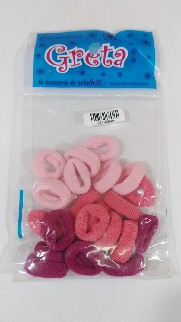 Colero GRETA toalla chico x24u.
Gama de rosados