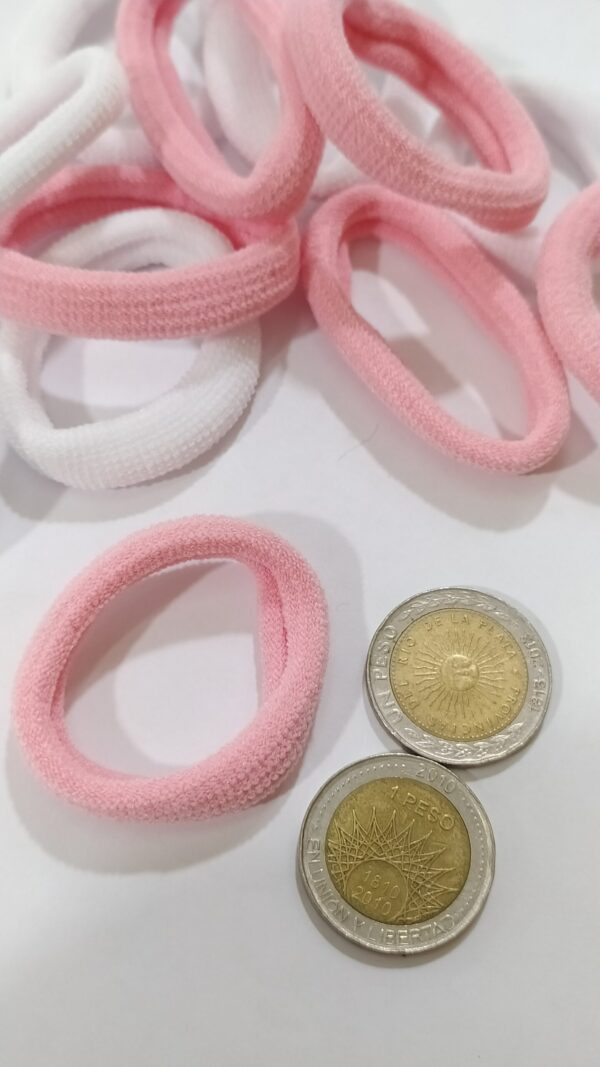 Colero GRETA toalla chico x12u.Blanco y Rosado