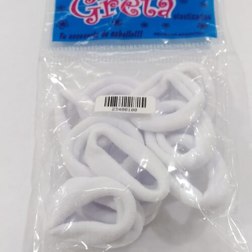 Colero GRETA toalla chico x12u.Blanco