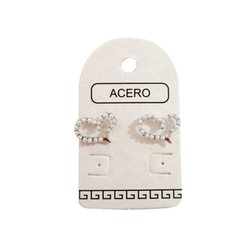 Aro AQ Corazón Micro Perla