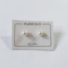 Aro de Plata 925 Perla Pegada 5mm