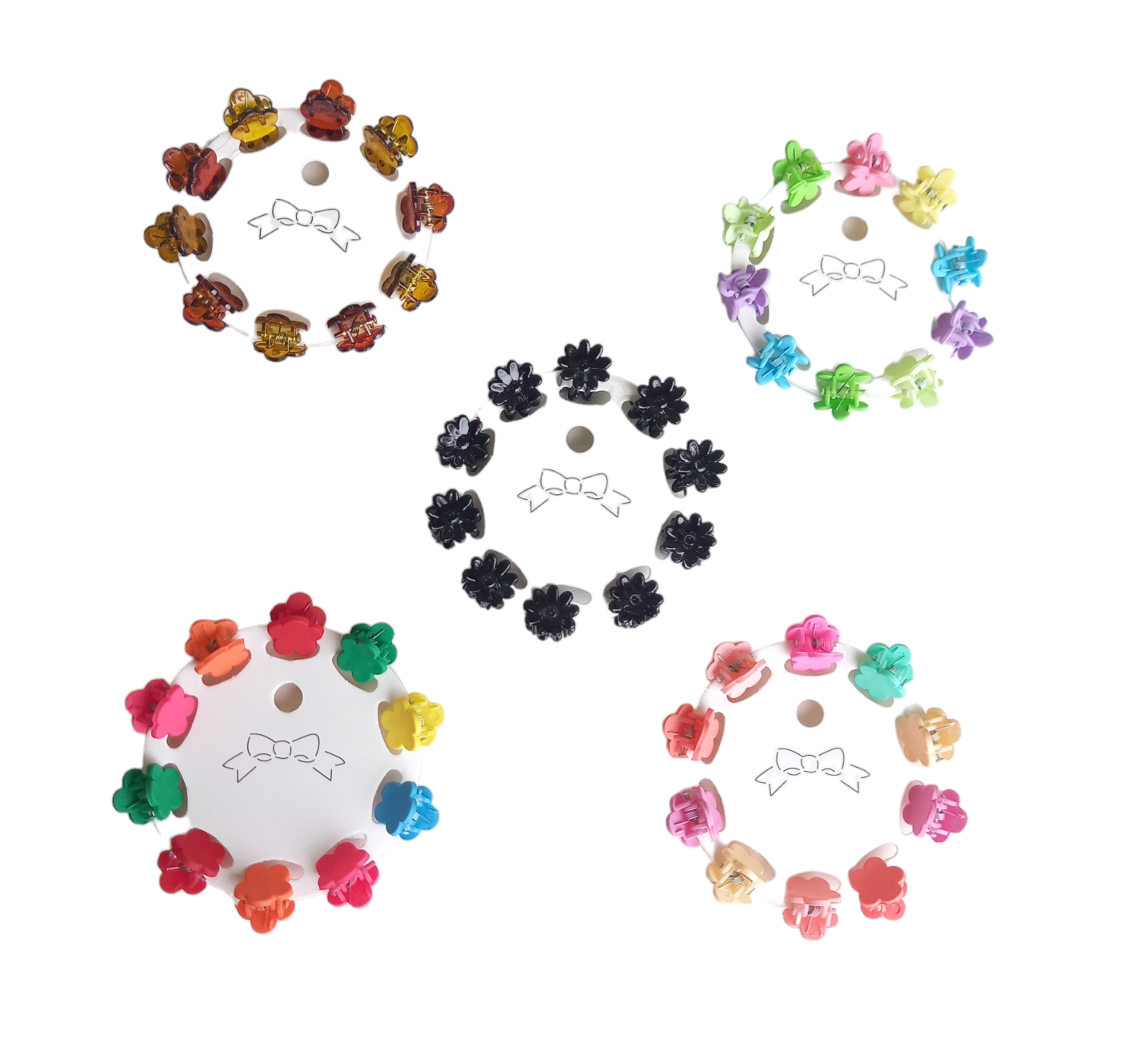 Ruedita broches mini SOLO NEGRO