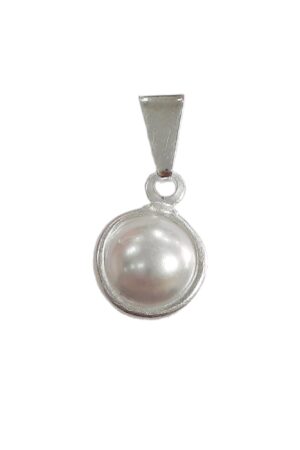 Dije Plata 925 Media Perla