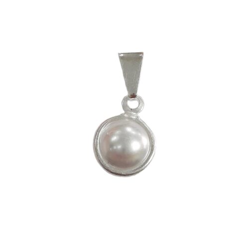 Dije Plata 925 Media Perla