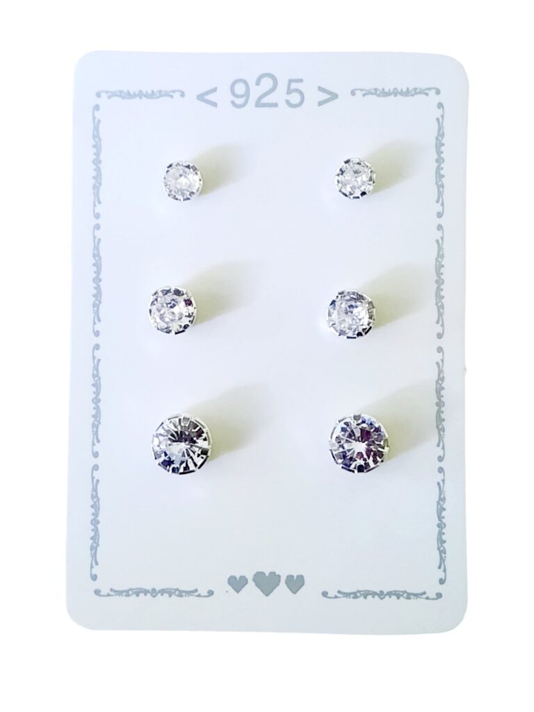 Aro Plata 925 Blister x3 Pares
