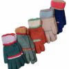 Guantes de lana combinados