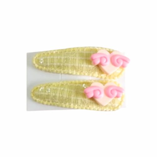 Tic tac forrado c/ aplique x par