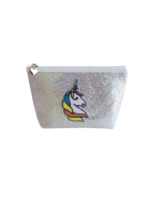Porta cosméticos brillo unicornio