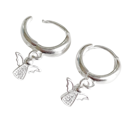 Aro Plata 925 Huggis c/ Dije