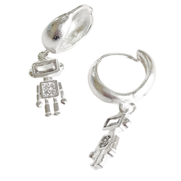 Aro Plata 925 Huggis c/ Dije