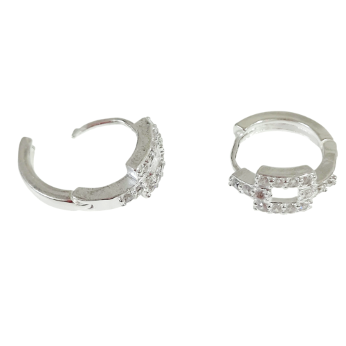 Aro Plata 925 Argolla c/cubic