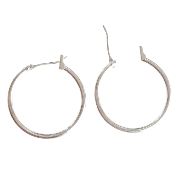Aro Plata 925 Argolla 25mm