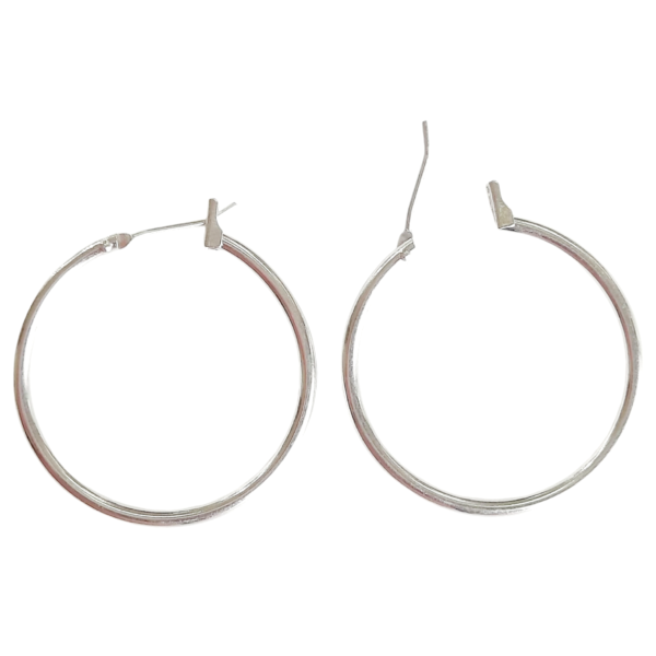 Aro Plata 925 Argolla 30mm