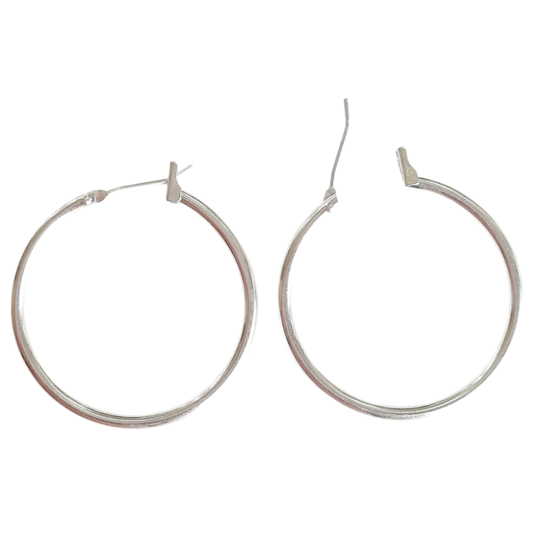 Aro Plata 925 Argolla 30mm